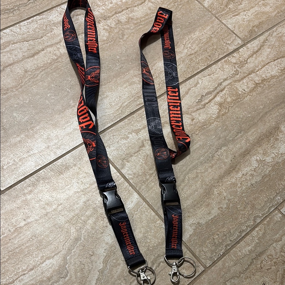 Jägermeister Black and Orange Lanyard 2pk